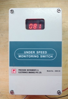 Under Speed Monitoring (Zero Speed Switch)